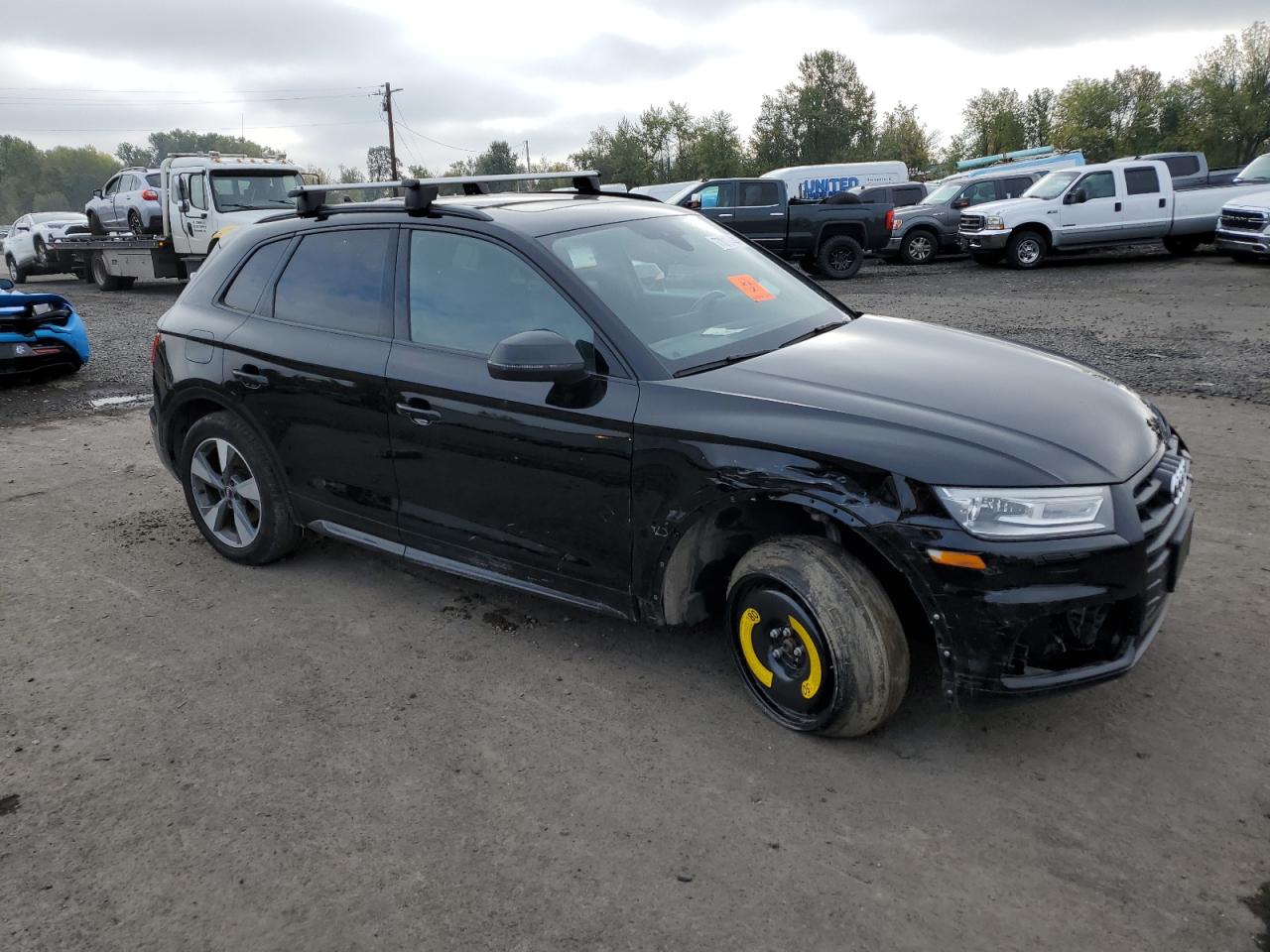2020 Audi Q5 VIN WA1ANAFYXL2104667 Copart auction photo, biohazard/chemical / front end damage thumbnail 4