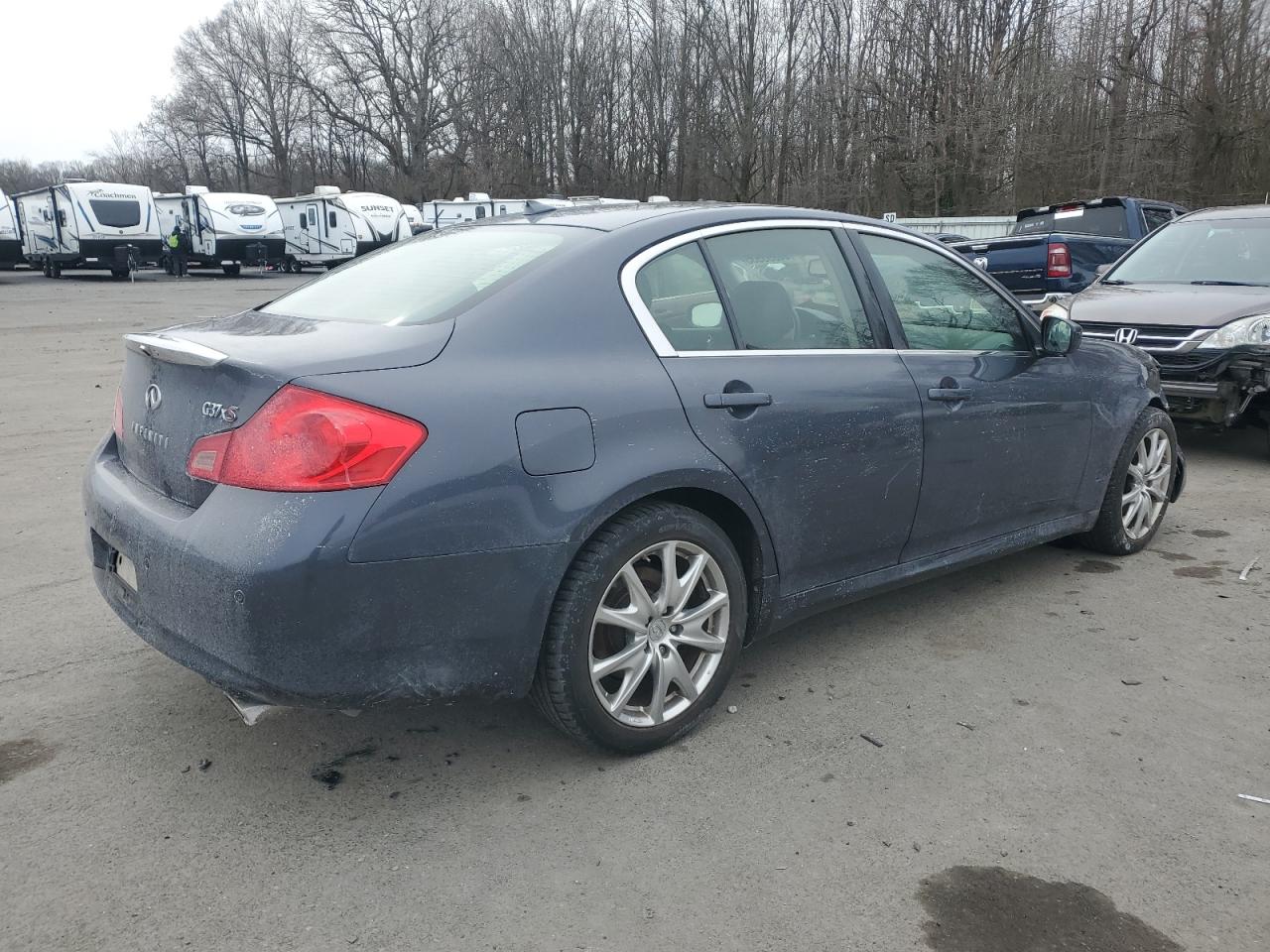 2012 Infiniti G VIN JN1CV6AR1CM970213 Copart auction photo, front end damage thumbnail 3