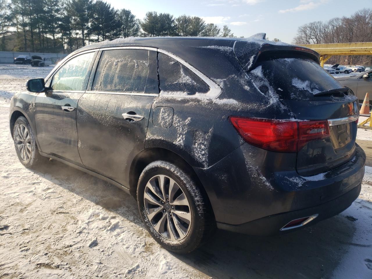 2014 Acura MDX VIN 5FRYD3H4XEB012194 Copart auction photo, undercarriage damage thumbnail 2