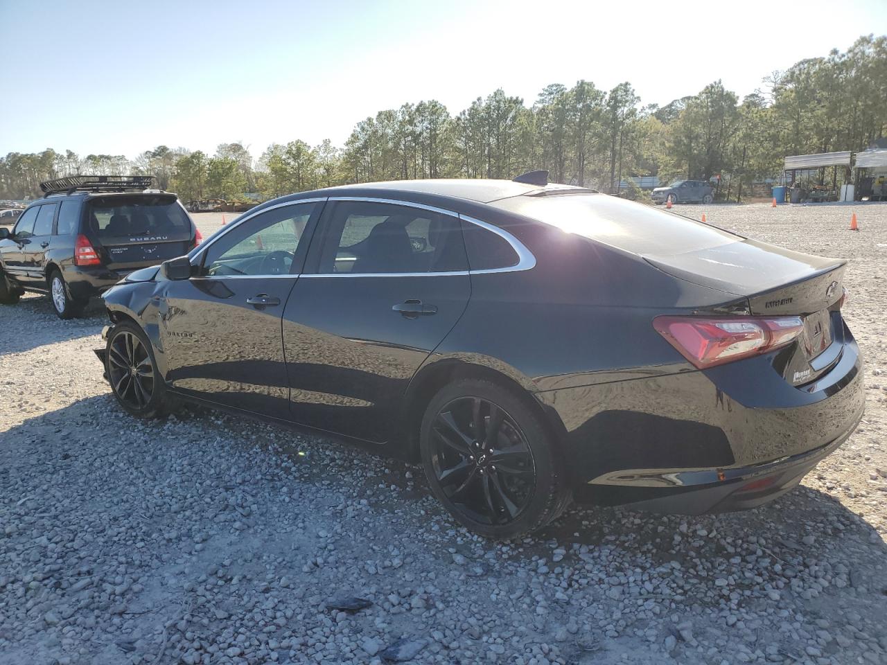2021 Chevrolet Malibu VIN 1G1ZD5ST9MF047345 Copart auction photo, front end / side damage thumbnail 2