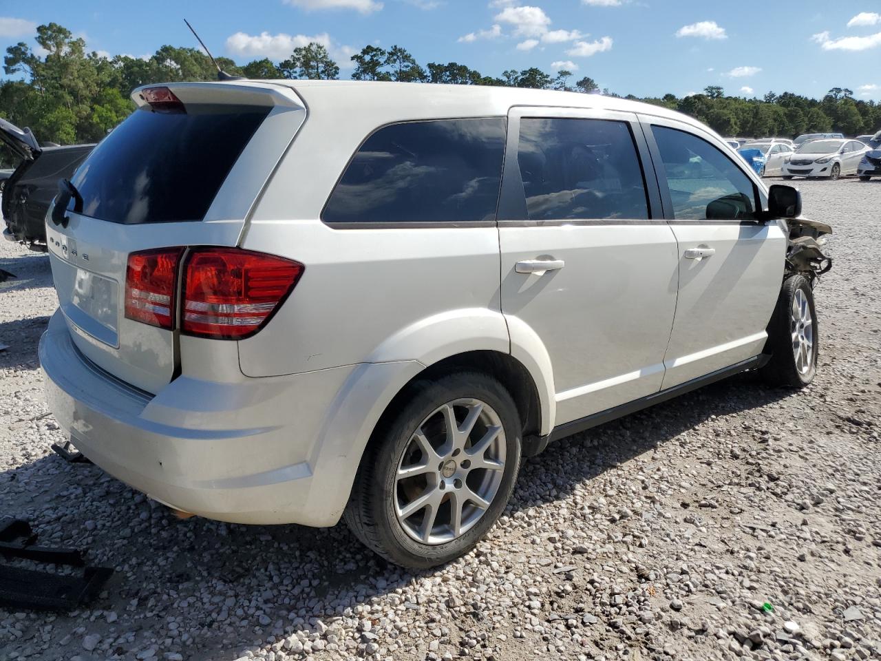 2014 Dodge Journey VIN 3C4PDCABXET153595 Copart auction photo, front end / side damage thumbnail 3