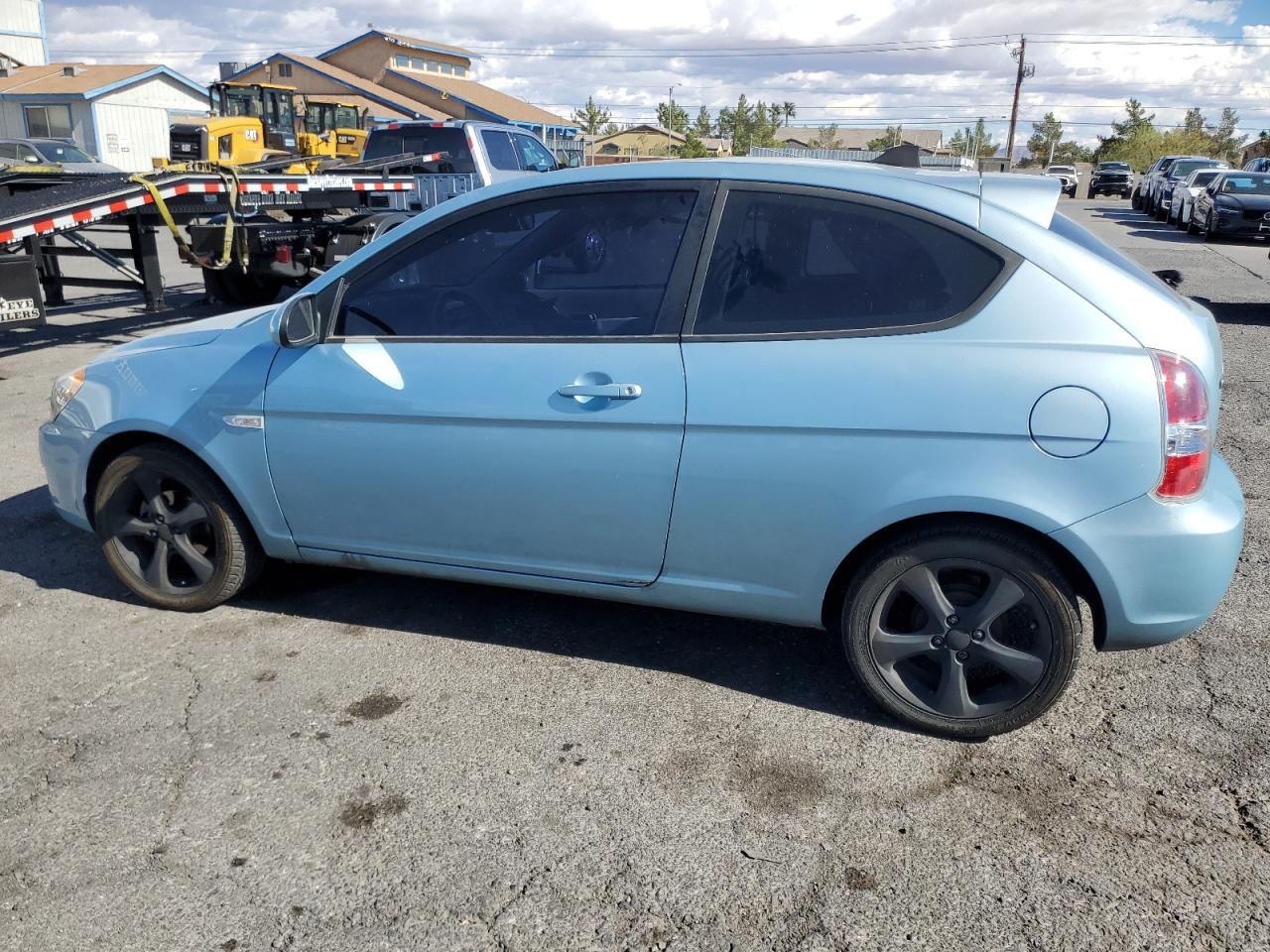 2009 Hyundai Accent VIN KMHCN36C69U128939 Copart auction photo, side damage thumbnail 2