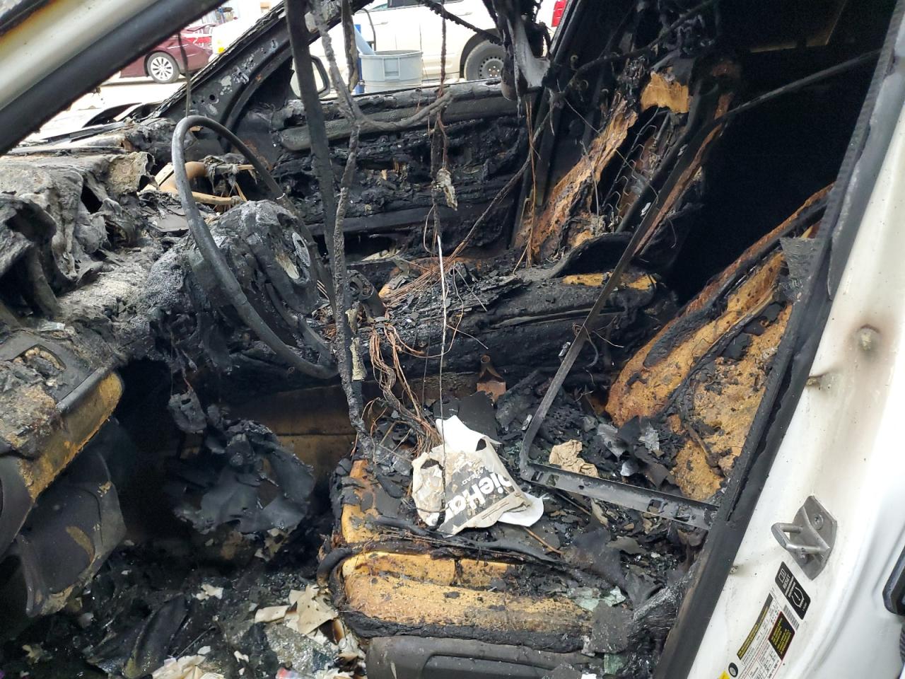 2015 BMW 5er VIN WBA5A5C51FD514025 Copart auction photo, burn damage thumbnail 7