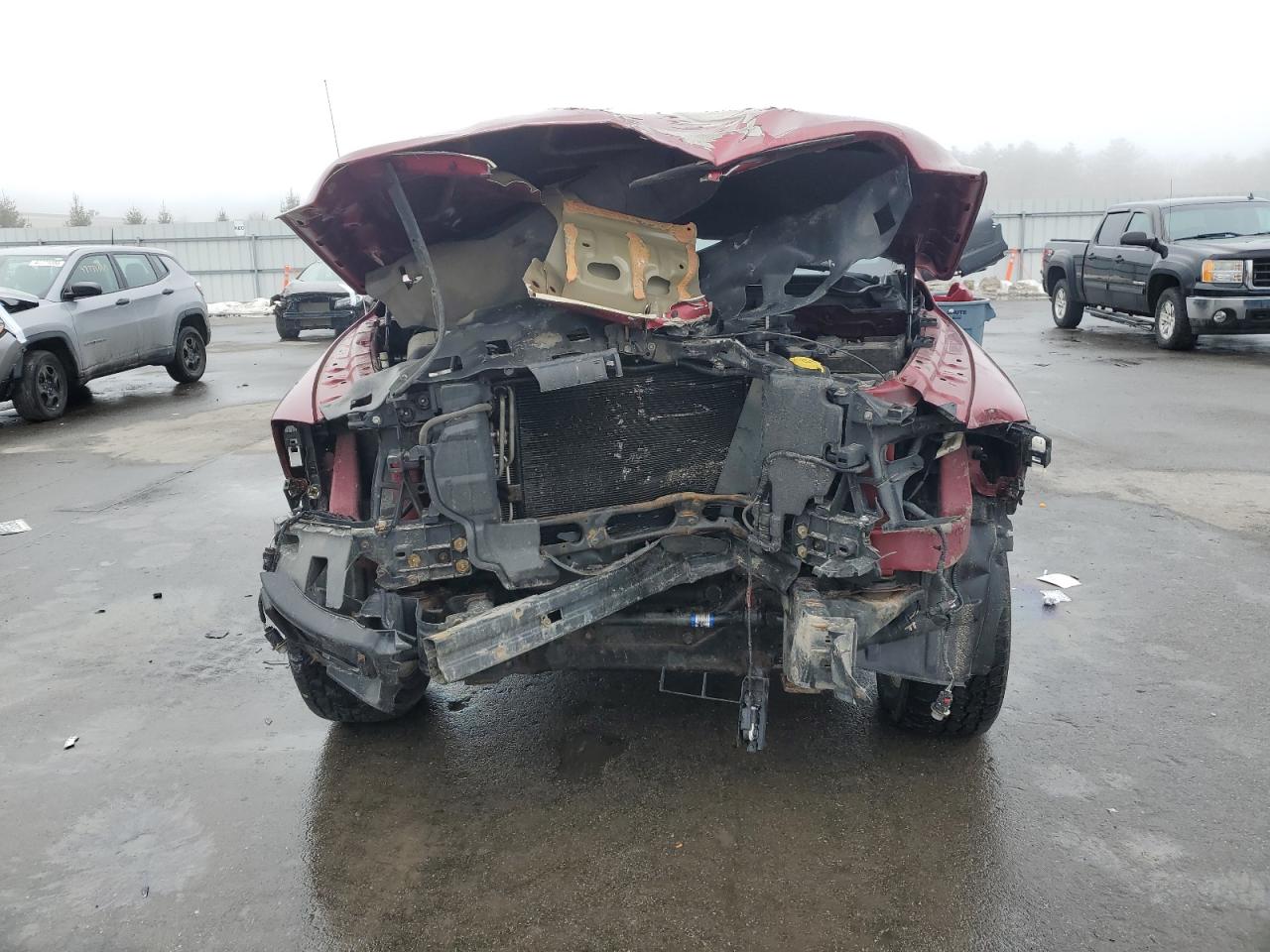 2014 RAM 1500 VIN 1C6RR7FT9ES463037 Copart auction photo, front end / rear end damage thumbnail 5