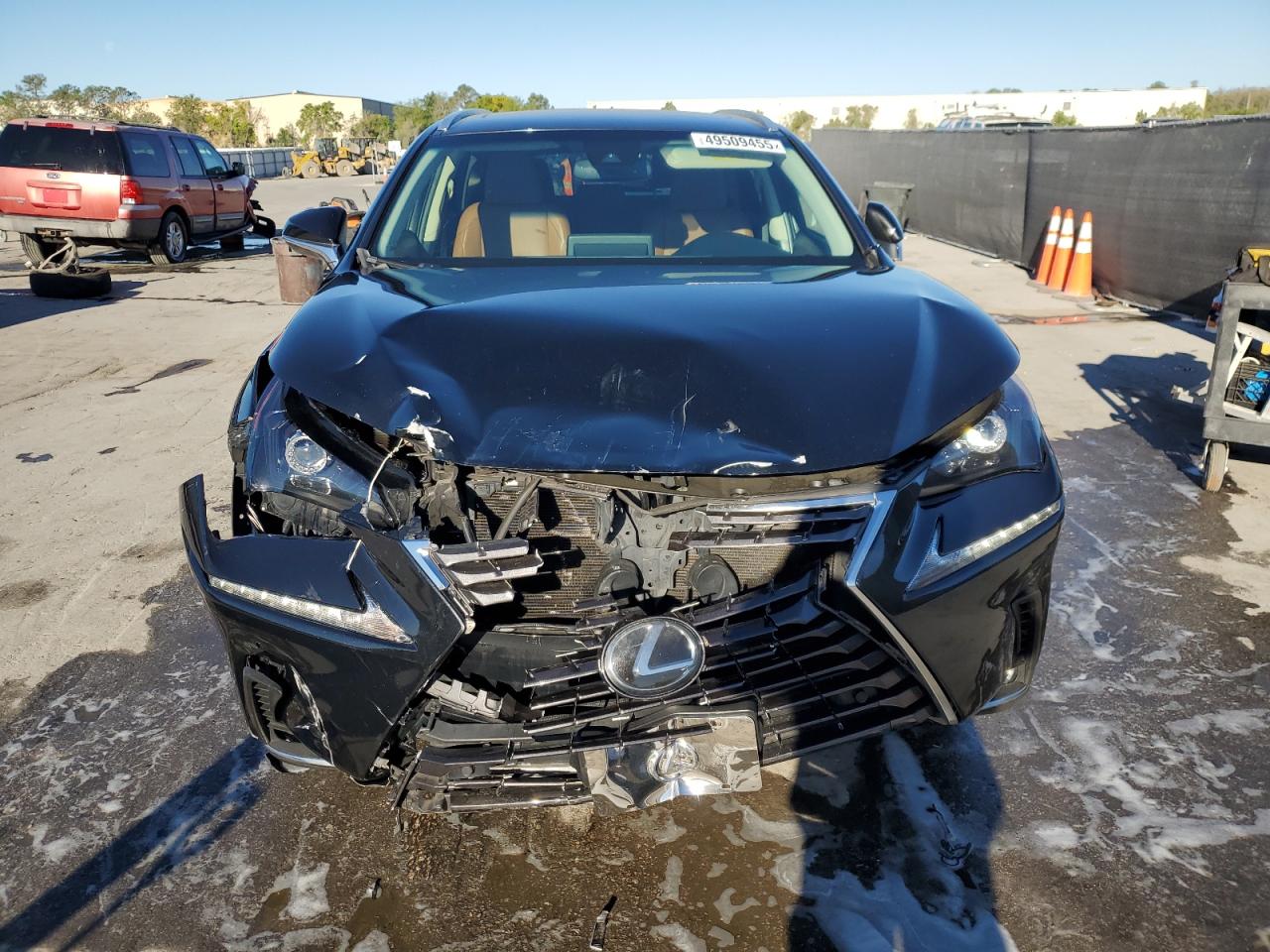 2018 Lexus NX VIN JTJYARBZ2J2091565 Copart auction photo, front end damage thumbnail 5