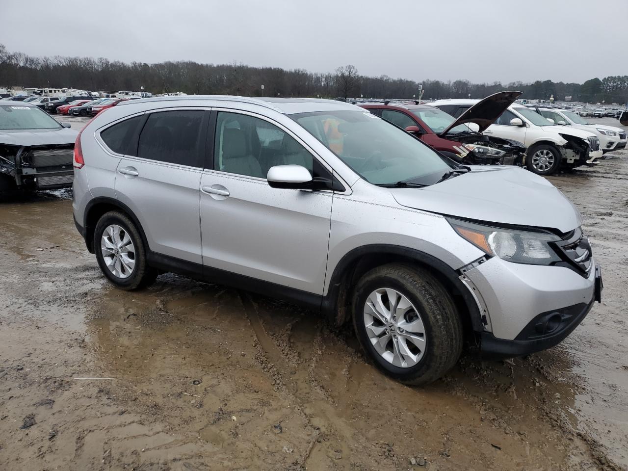 2012 Honda CR-V VIN 2HKRM3H74CH512222 Copart auction photo, front end / minor dent/scratches damage thumbnail 4