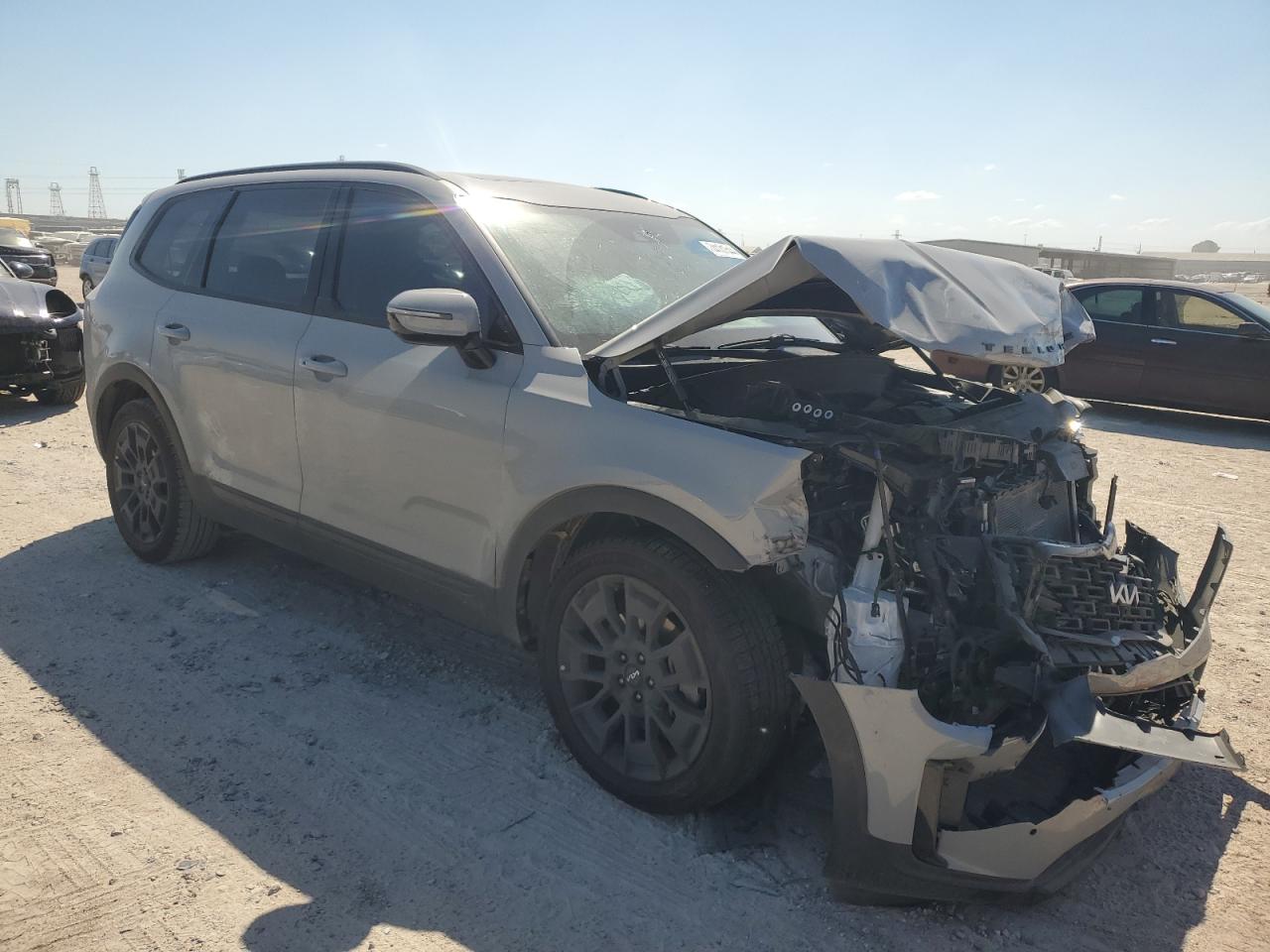 2022 KIA Telluride VIN 5XYP5DHC9NG289256 Copart auction photo, front end damage thumbnail 4