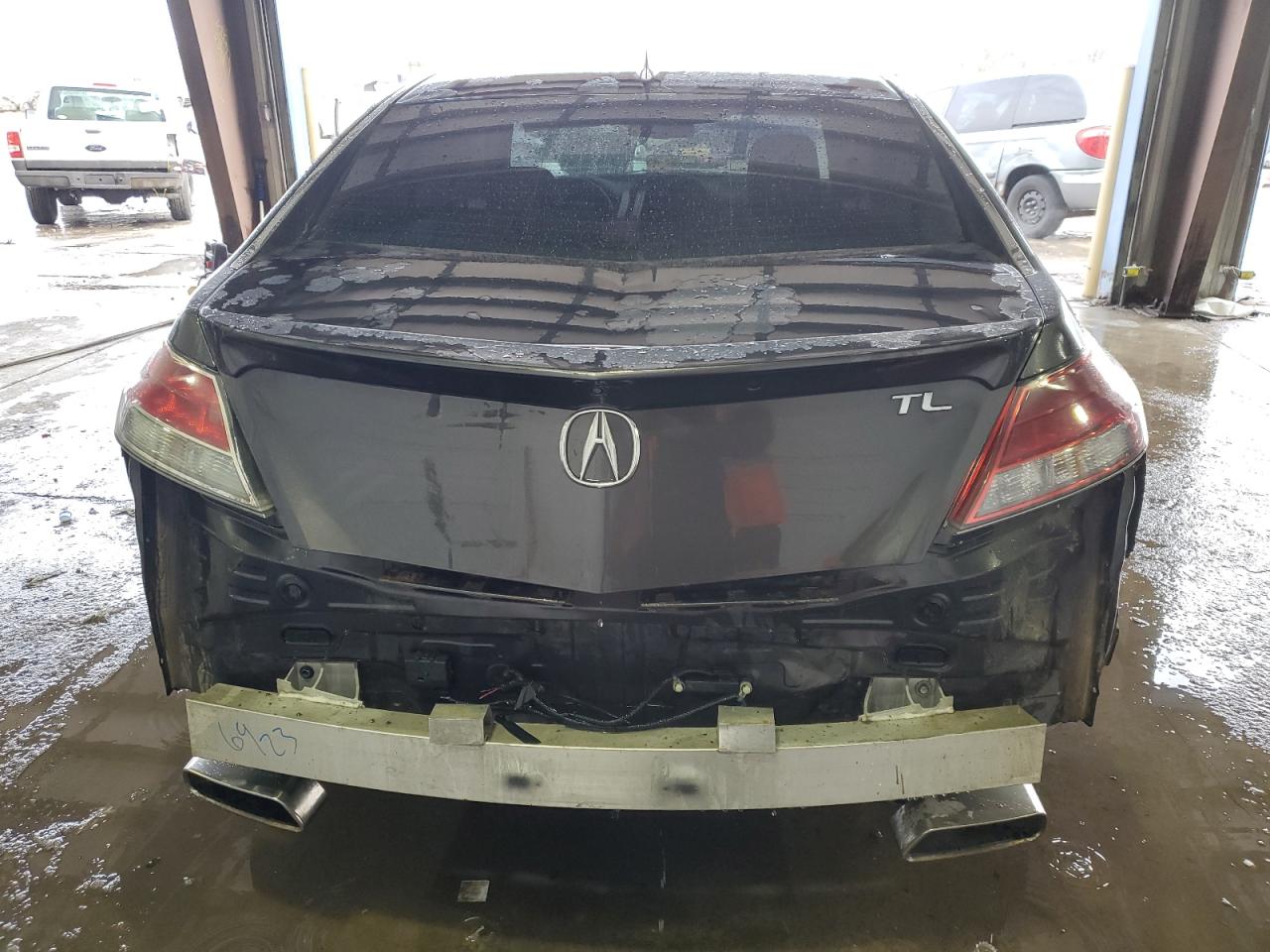 2014 Acura TL VIN 19UUA8F55EA006864 Copart auction photo, rear end / side damage thumbnail 6