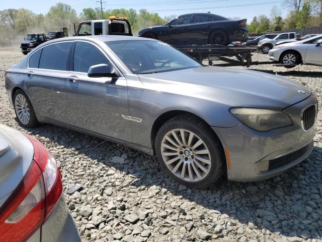 2011 BMW 7er VIN WBAKC8C57BC432184 Copart auction photo, side damage thumbnail 4