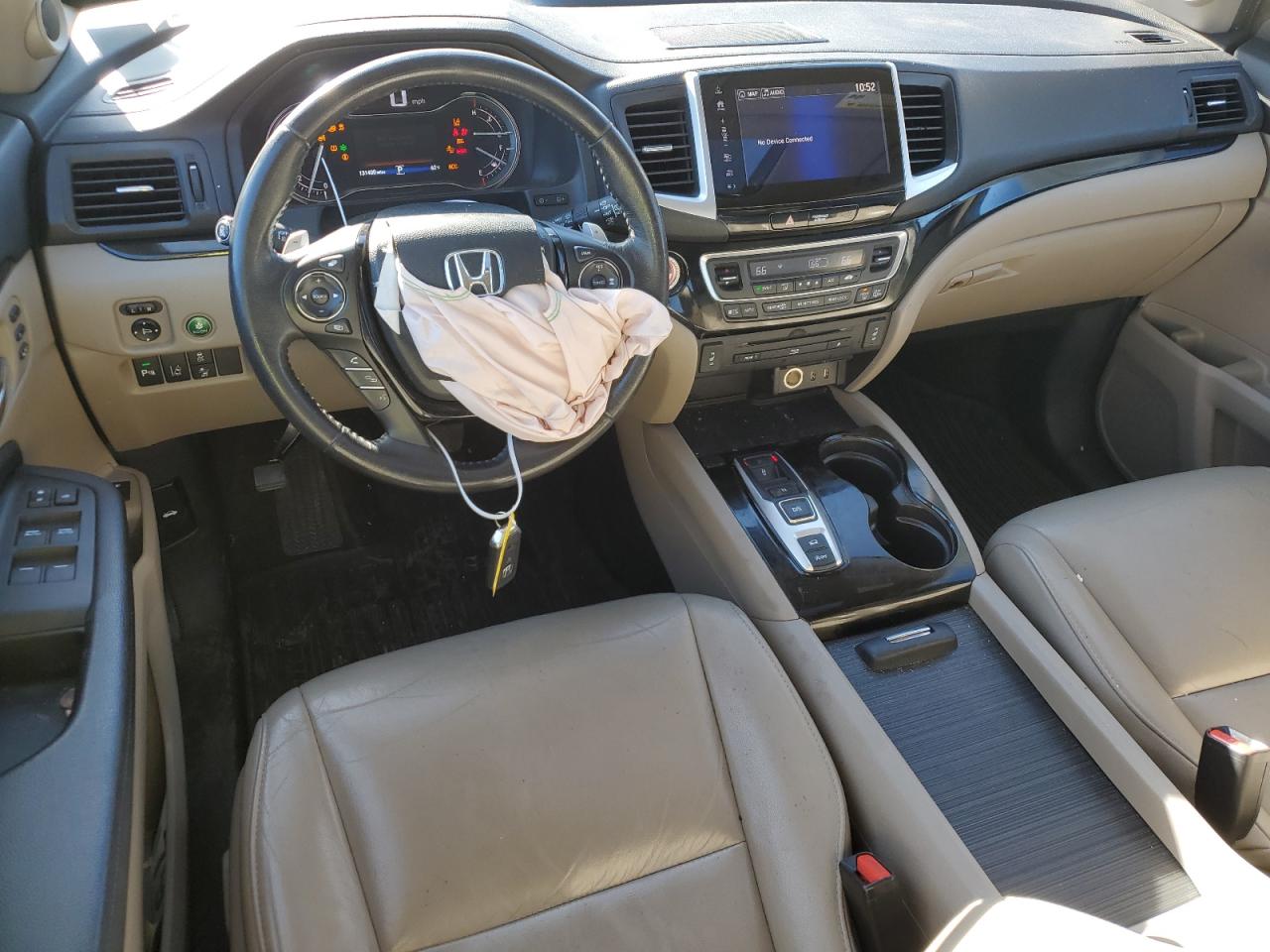 2017 Honda Pilot VIN 5FNYF6H96HB017308 Copart auction photo, front end / side damage thumbnail 8