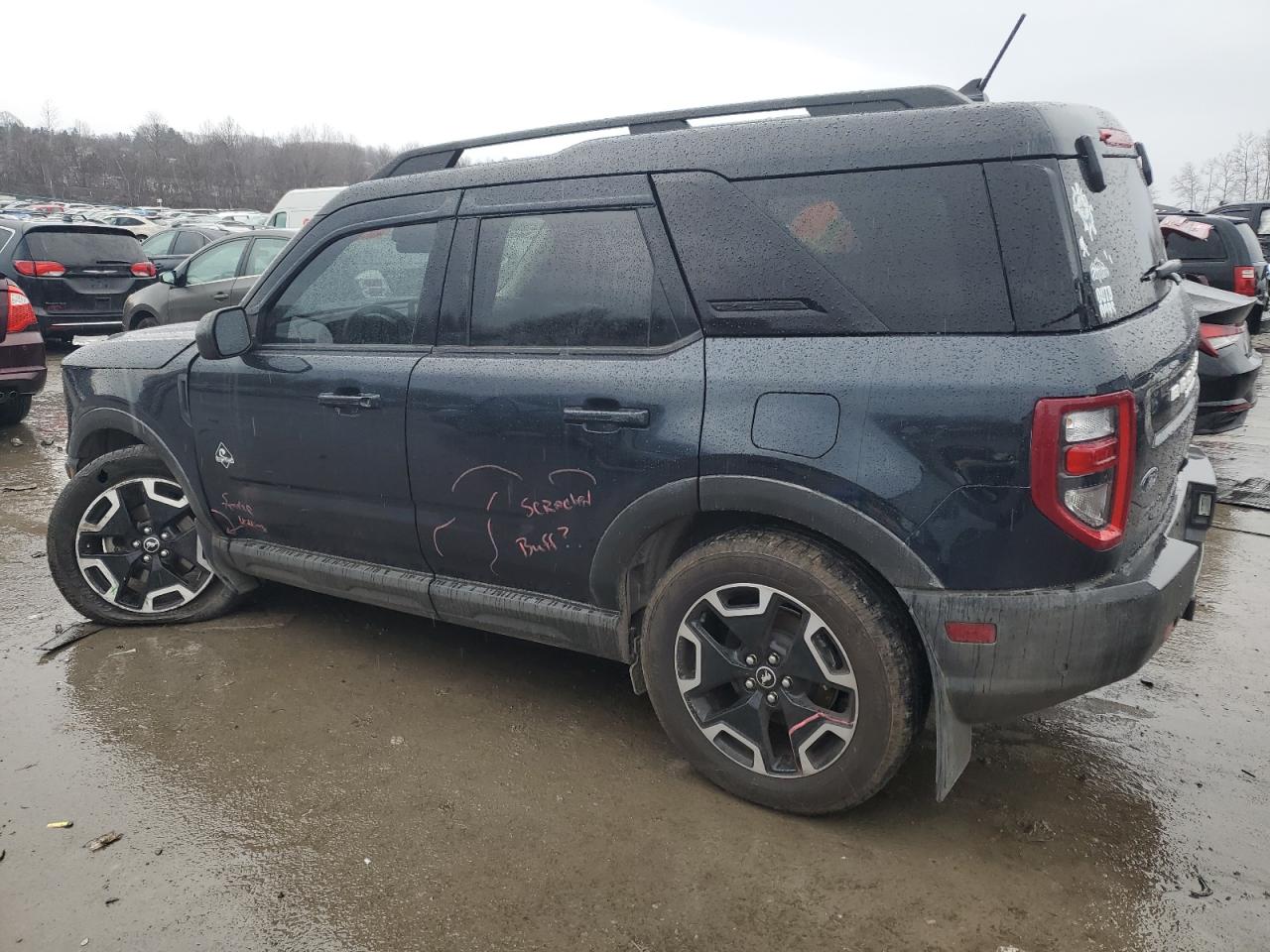 2021 Ford Bronco VIN 3FMCR9C62MRB29916 Copart auction photo, side damage thumbnail 2