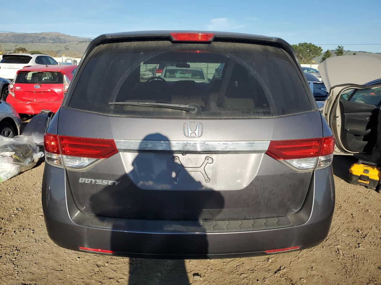 2015 Honda Odyssey VIN 5FNRL5H4XFB051843 Copart auction photo, front end damage thumbnail 6