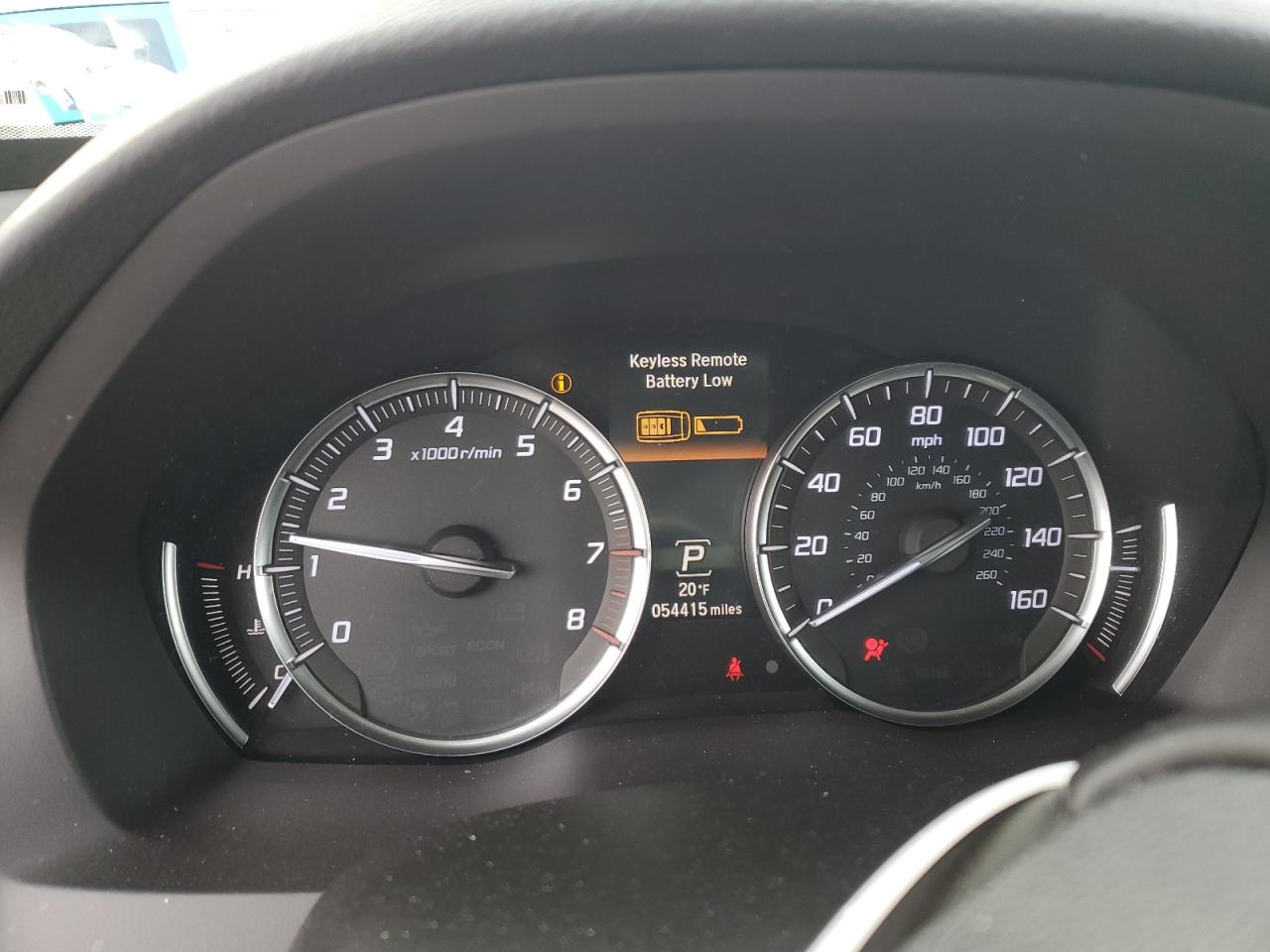 2020 Acura MDX VIN 5J8YD4H39LL033189 Copart auction photo, front end / minor dent/scratches damage thumbnail 9