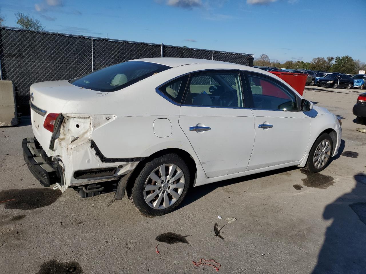 2016 Nissan Sentra VIN 3N1AB7AP0GY305844 Copart auction photo, rear end damage thumbnail 3