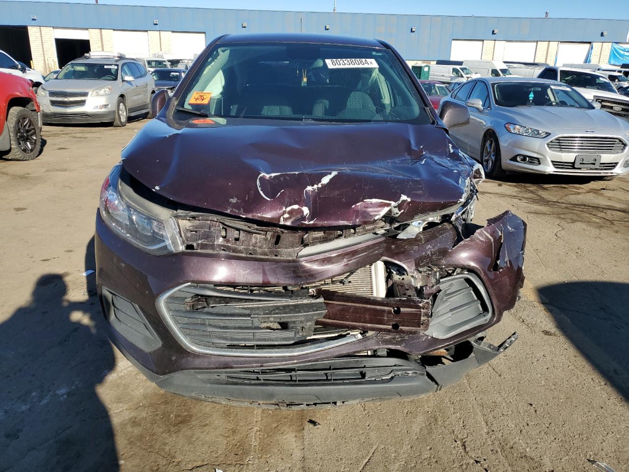 2020 Chevrolet Trax VIN KL7CJKSB7LB348131 Copart auction photo, front end damage thumbnail 5