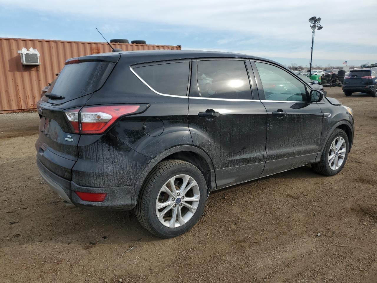 2017 Ford Escape VIN 1FMCU0GD6HUD08512 Copart auction photo, front end / rear end damage thumbnail 3
