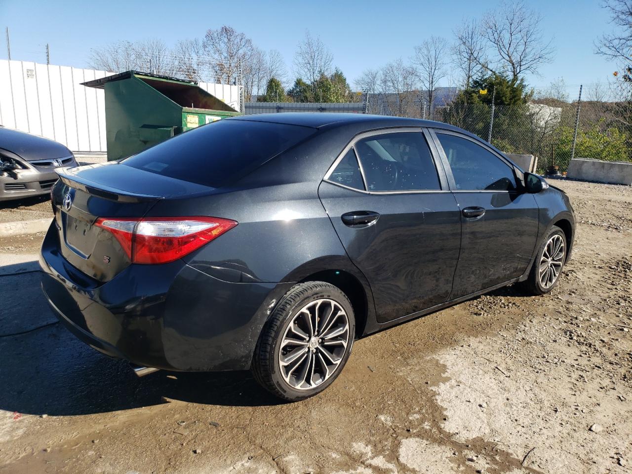 2015 Toyota Corolla VIN 2T1BURHE9FC376678 Copart auction photo, front end damage thumbnail 3