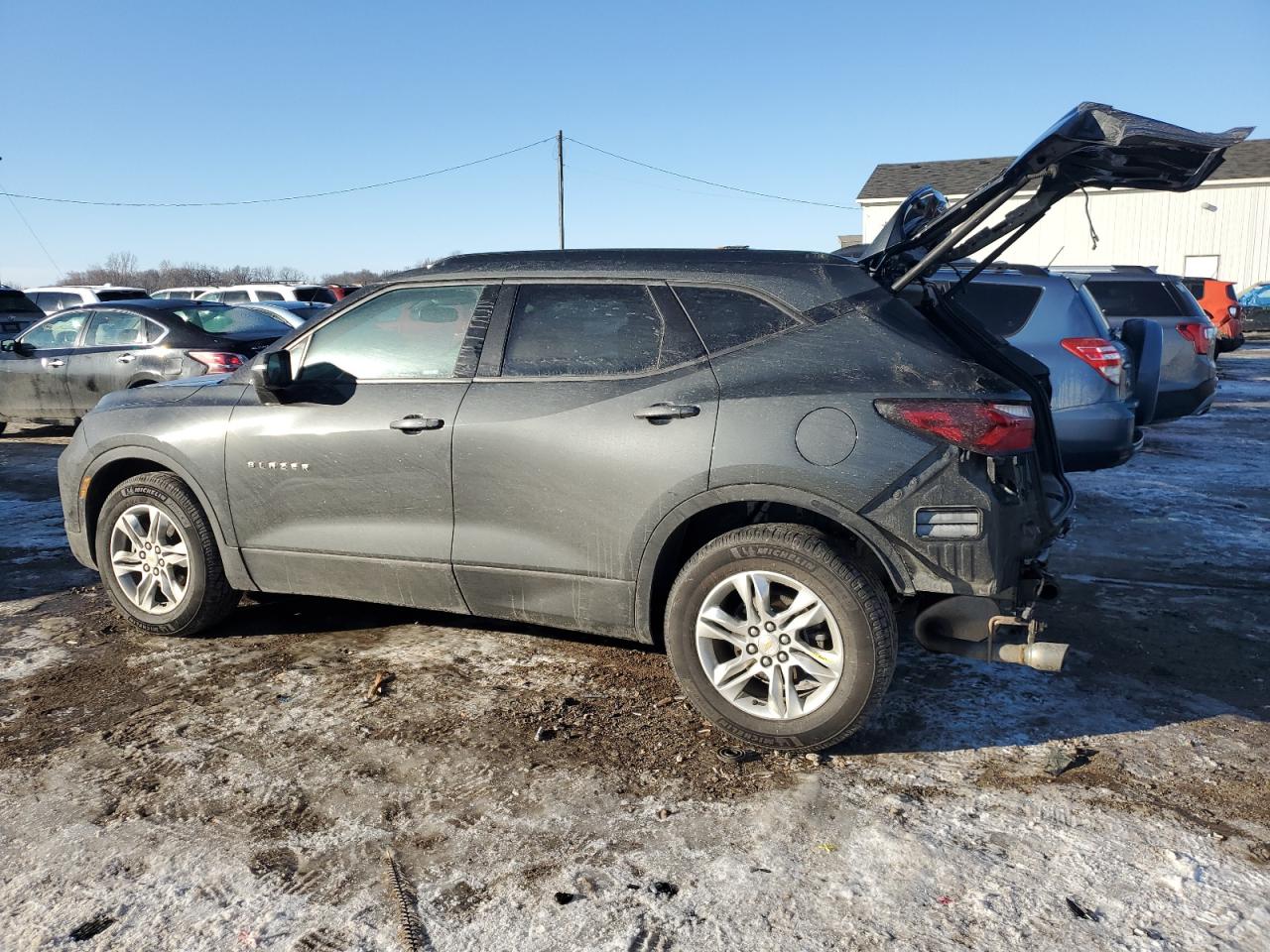 2019 Chevrolet Blazer VIN 3GNKBHRS3KS600309 Copart auction photo, rear end damage thumbnail 2