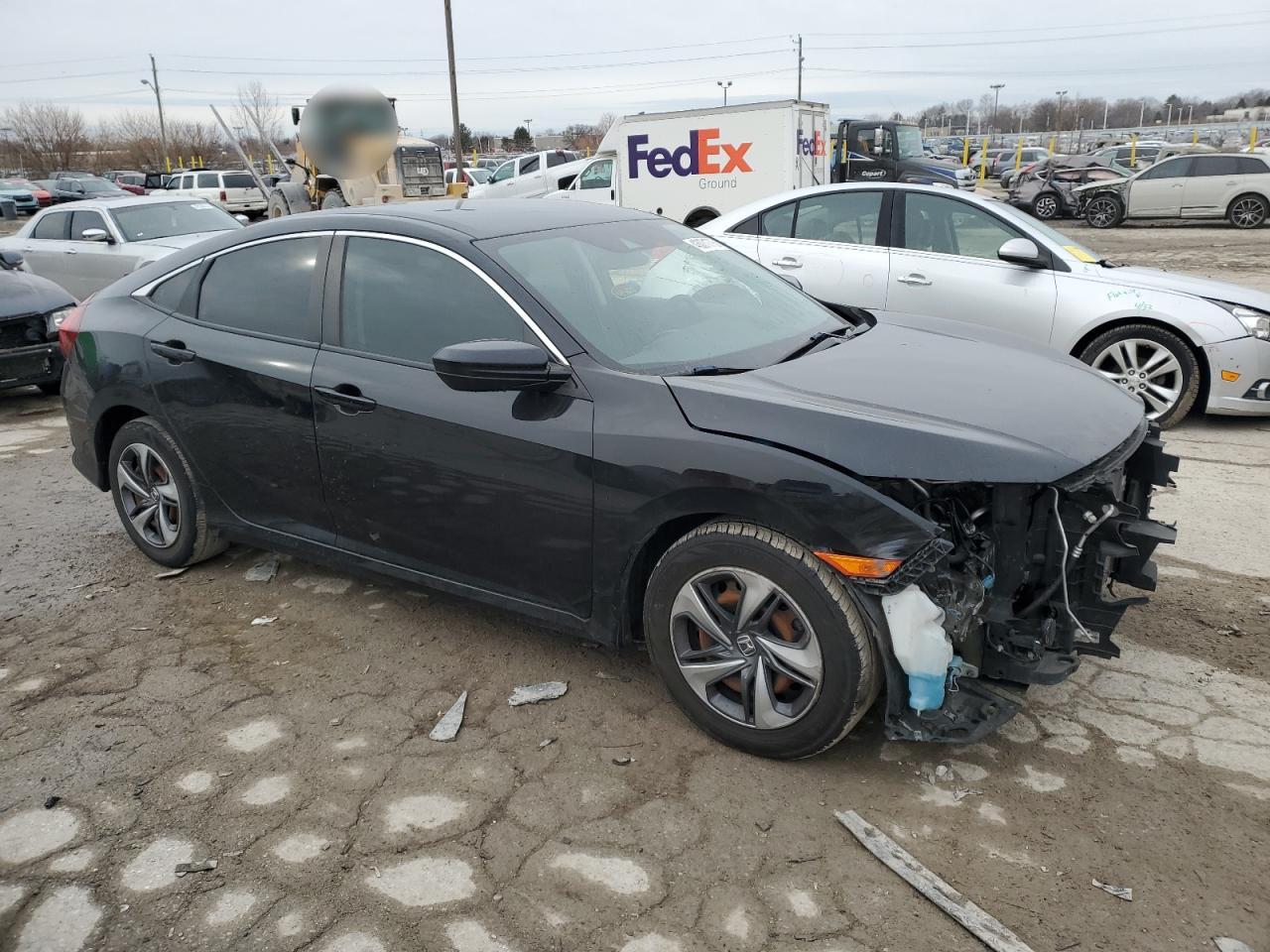 2020 Honda Civic VIN 2HGFC2F61LH519469 Copart auction photo, front end / minor dent/scratches damage thumbnail 4