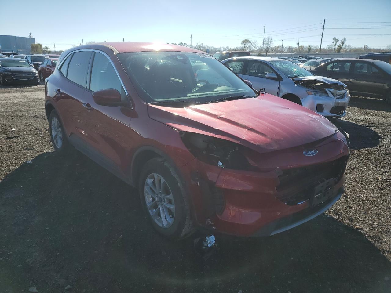 2020 Ford Escape VIN 1FMCU0G64LUA48850 Copart auction photo, front end / mechanical damage thumbnail 4