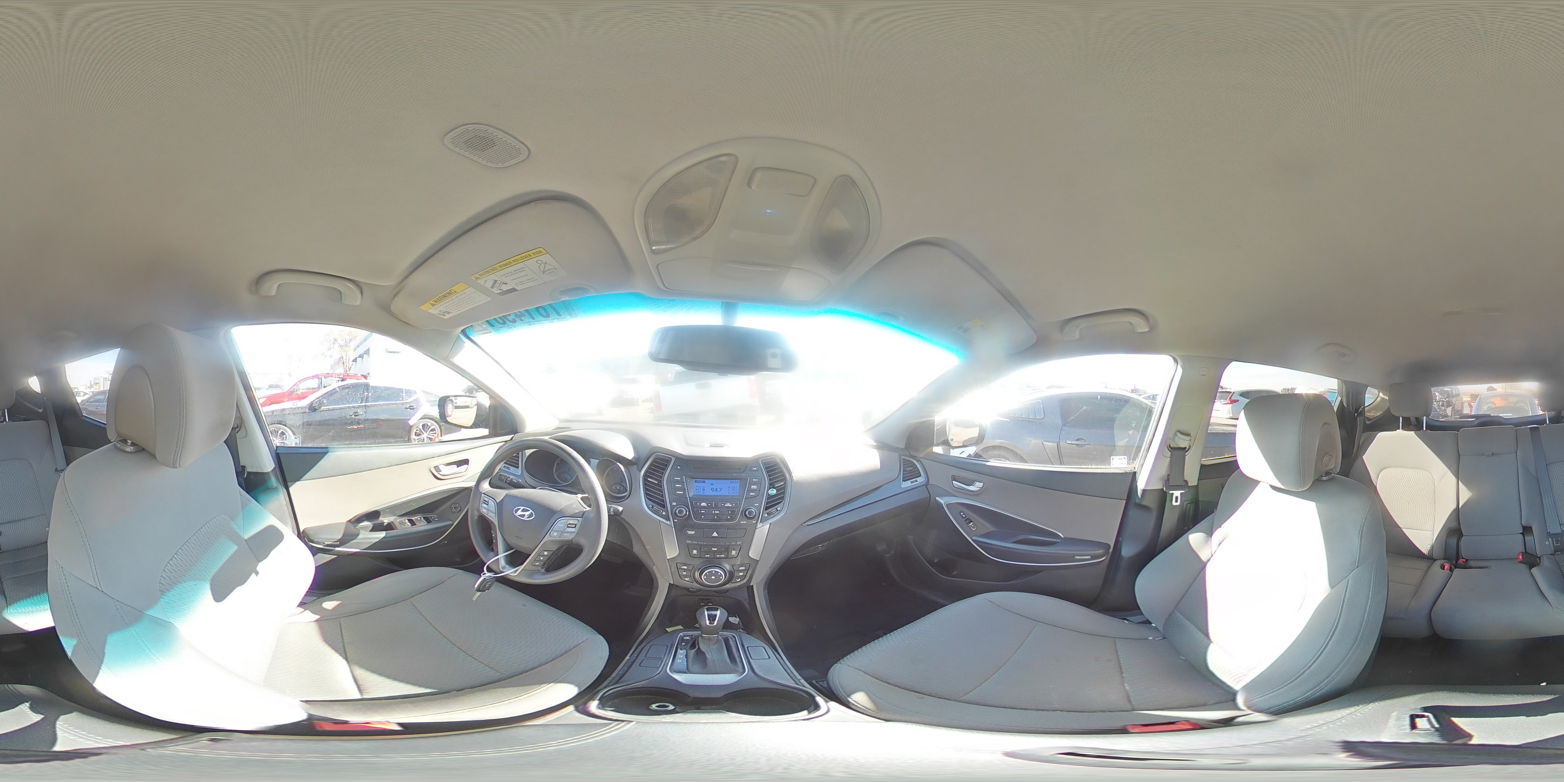 2014 Hyundai Santa Fe VIN 5XYZTDLB5EG159312 Copart auction photo, minor dent/scratches / vandalism damage thumbnail 14