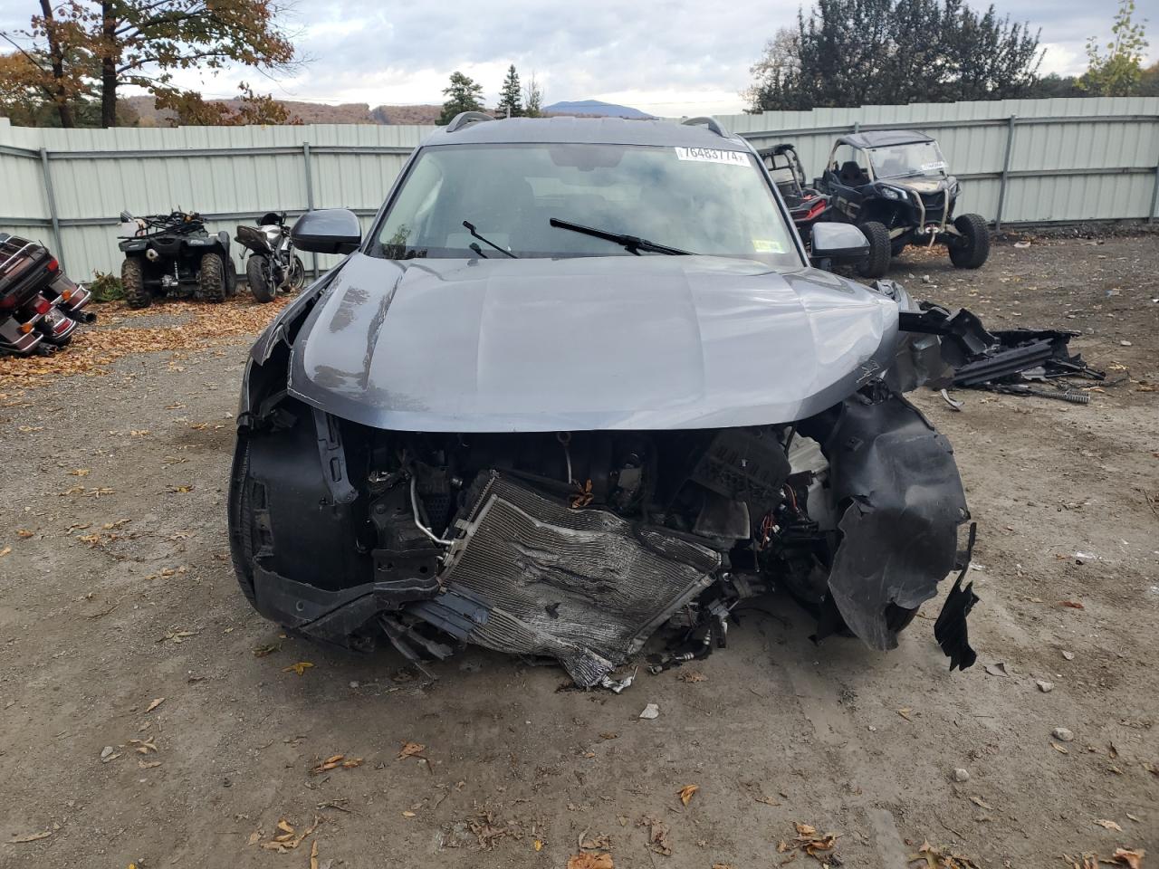 2021 Volkswagen Atlas VIN 1V2HR2CA0MC538693 Copart auction photo, front end / mechanical damage thumbnail 5