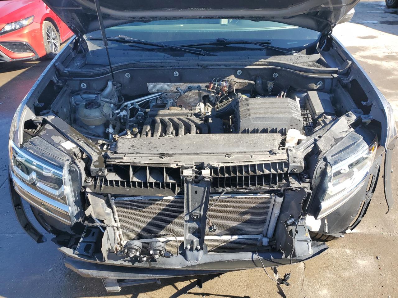 2018 Volkswagen Atlas VIN 1V2LR2CA6JC594465 Copart auction photo, front end / undercarriage damage thumbnail 12