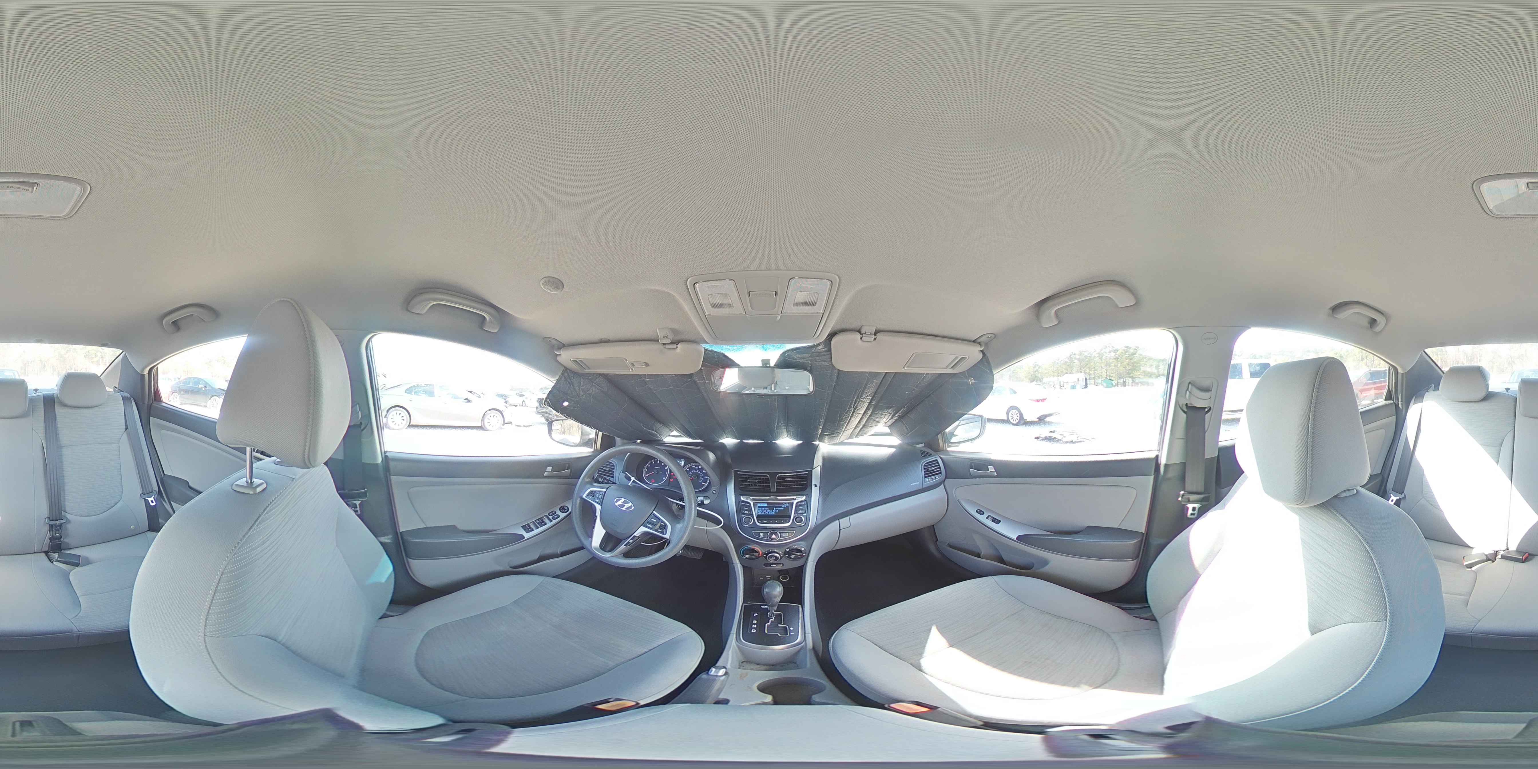 2016 Hyundai Accent VIN KMHCT4AE7GU951963 Copart auction photo, front end / minor dent/scratches damage thumbnail 14