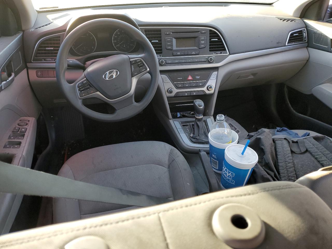 2017 Hyundai Elantra VIN KMHD74LF2HU318870 Copart auction photo, vandalism / front end damage thumbnail 8