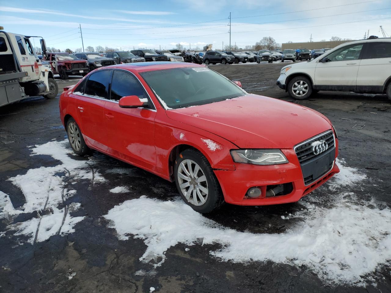 2010 Audi A4 VIN WAUFFAFLXAN024355 Copart auction photo, rear end damage thumbnail 4