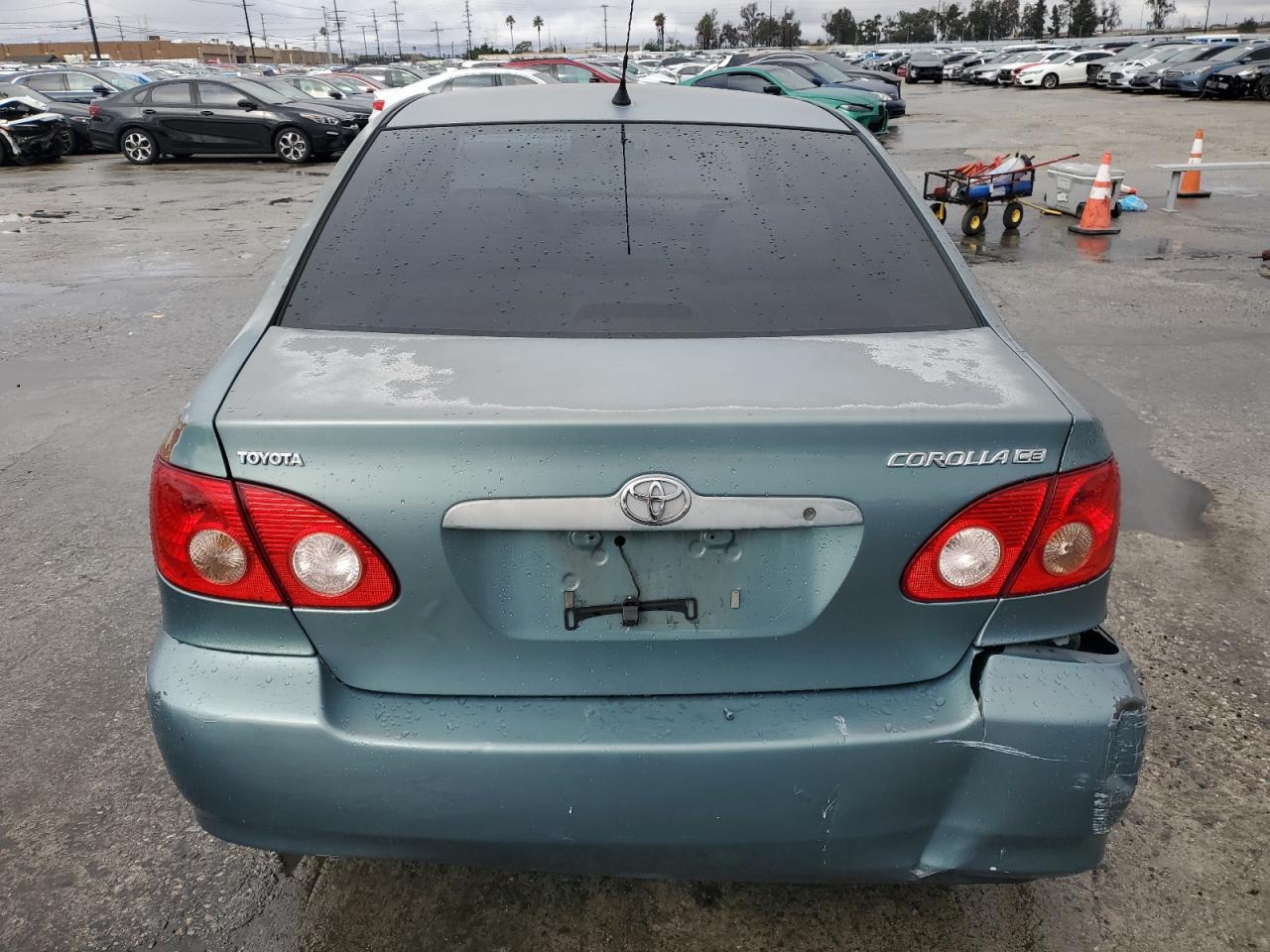 2005 Toyota Corolla VIN 1NXBR32E95Z503644 Copart auction photo, side / rear end damage thumbnail 6