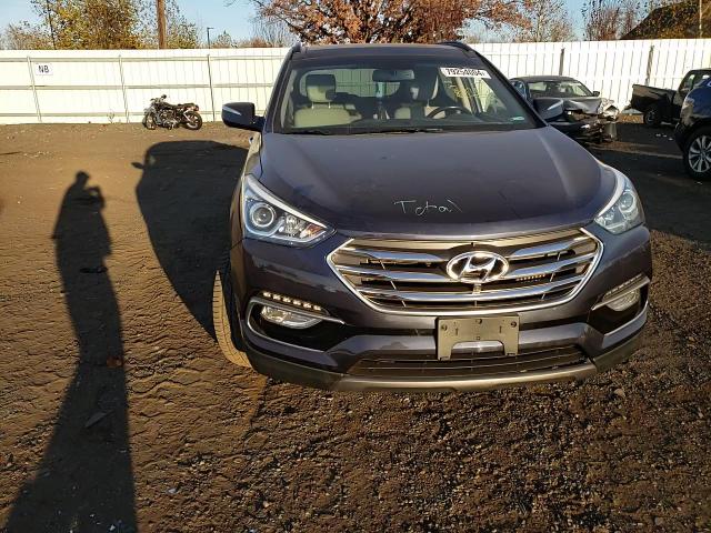 2017 Hyundai Santa Fe VIN 5XYZWDLA2HG468397 Copart auction photo, side damage thumbnail 11