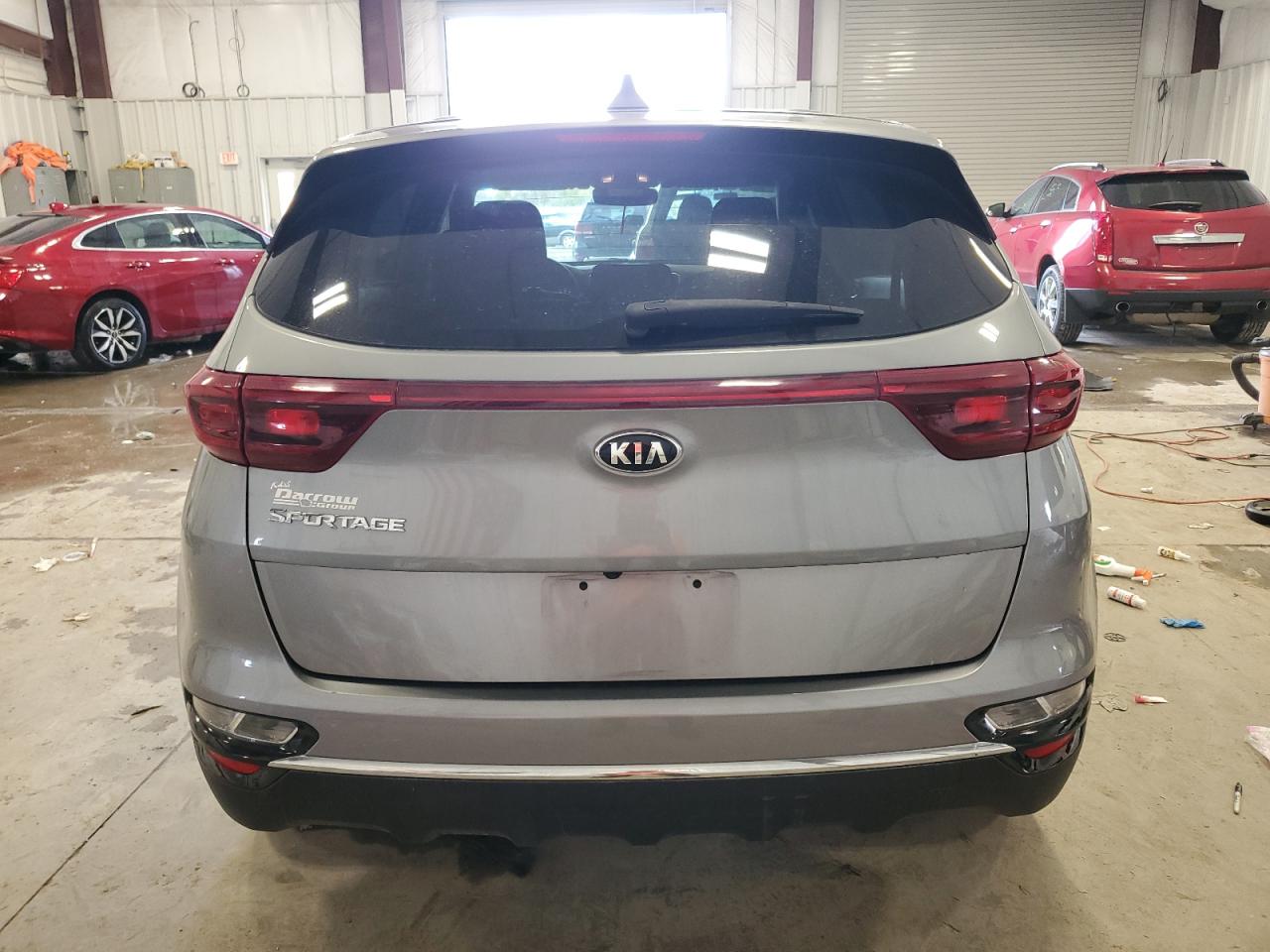 2021 KIA Sportage VIN KNDPMCAC0M7881860 Copart auction photo, vandalism damage thumbnail 6
