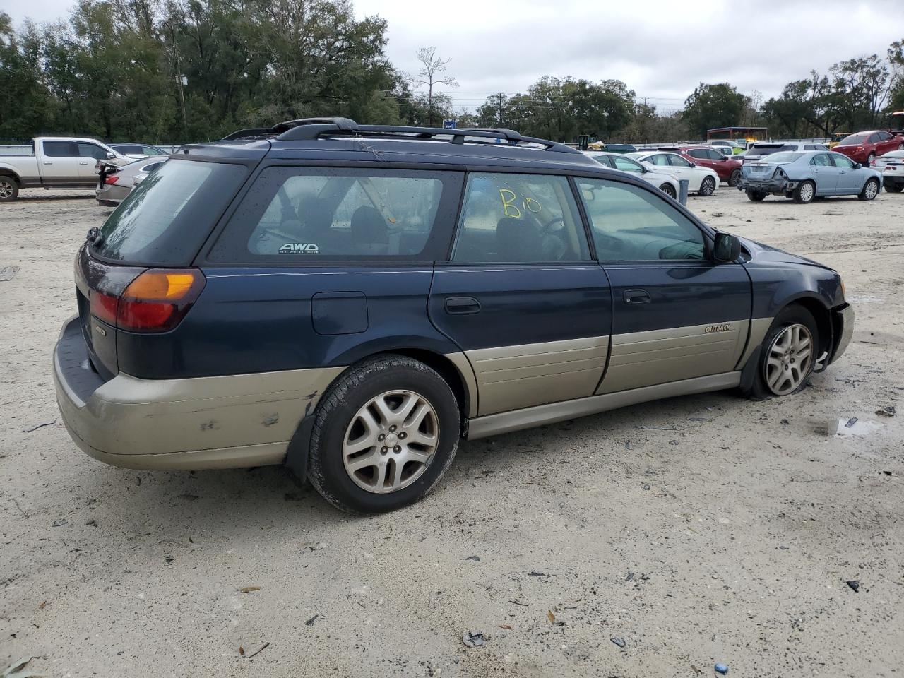 2002 Subaru Legacy VIN 4S3BH665426633219 Copart auction photo, front end / side damage thumbnail 3