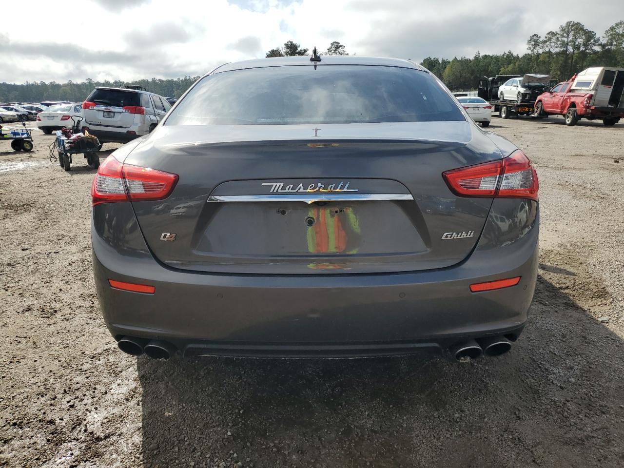 2015 Maserati Ghibli VIN ZAM57RTA9F1154215 Copart auction photo, water/flood damage thumbnail 6