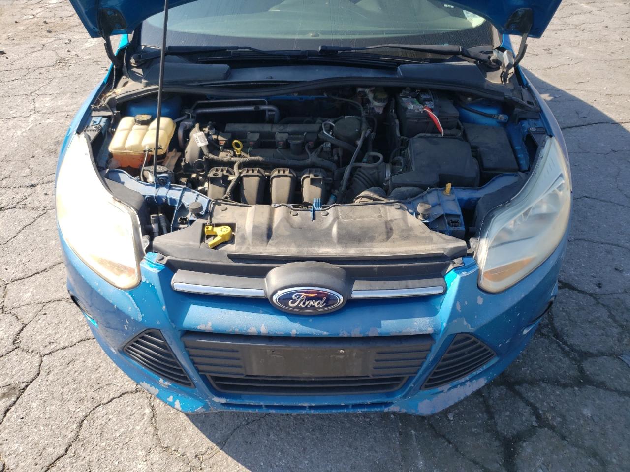2014 Ford Focus VIN 1FADP3F21EL223358 Copart auction photo, side damage thumbnail 12