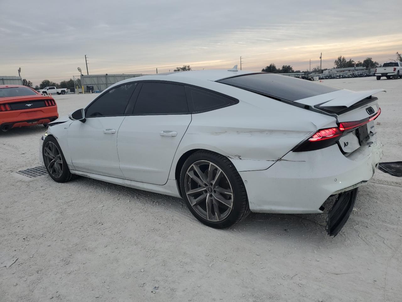 2023 Audi A7 VIN WAUU2BF25PN017581 Copart auction photo, all over damage thumbnail 2