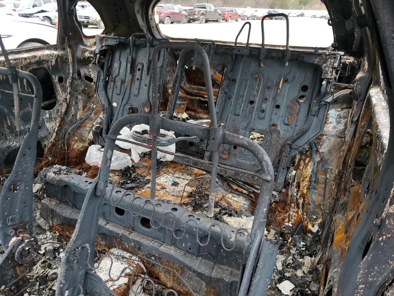 2019 Mitsubishi Outlander VIN JA4AP3AU9KU016092 Copart auction photo, burn damage thumbnail 10
