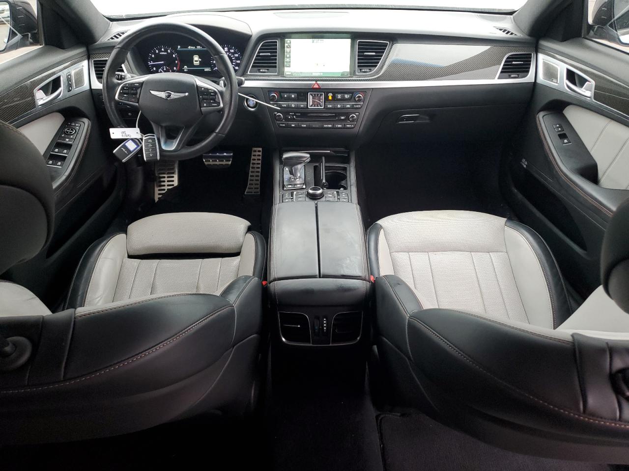 2019 Genesis G80 VIN KMTFN4JB0KU320970 Copart auction photo, front end damage thumbnail 8