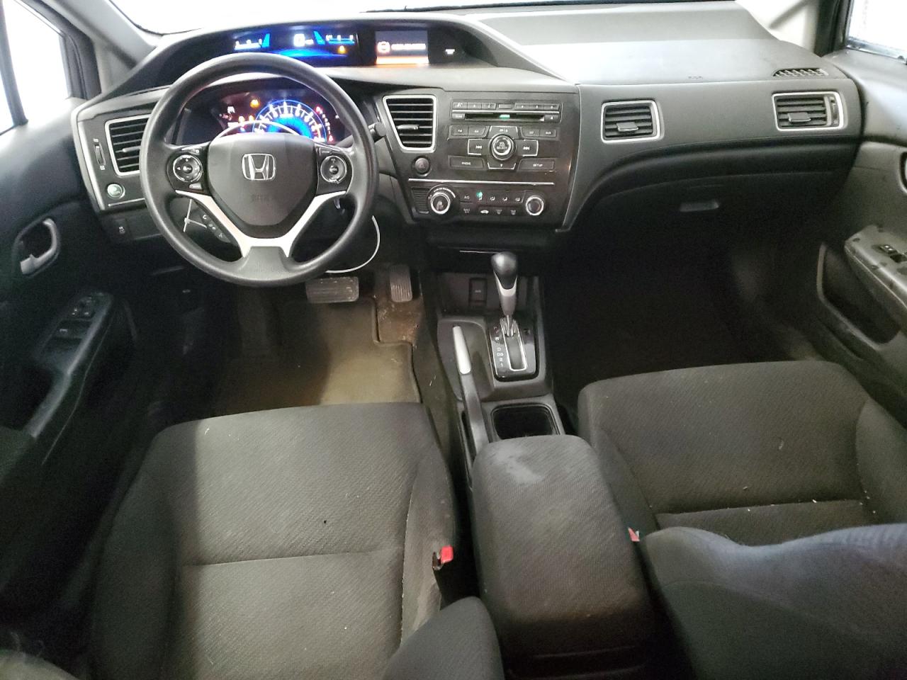 2013 Honda Civic VIN 2HGFB2F55DH584580 Copart auction photo, side / front end damage thumbnail 8
