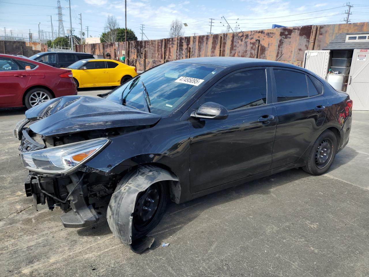 2020 KIA Rio VIN 3KPA24AD6LE343883 - Copart auction photo