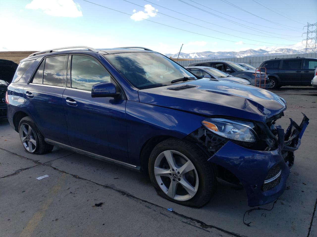 2018 Mercedes-Benz GLE VIN 4JGDA5HB8JB084345 Copart auction photo, front end / minor dent/scratches damage thumbnail 4