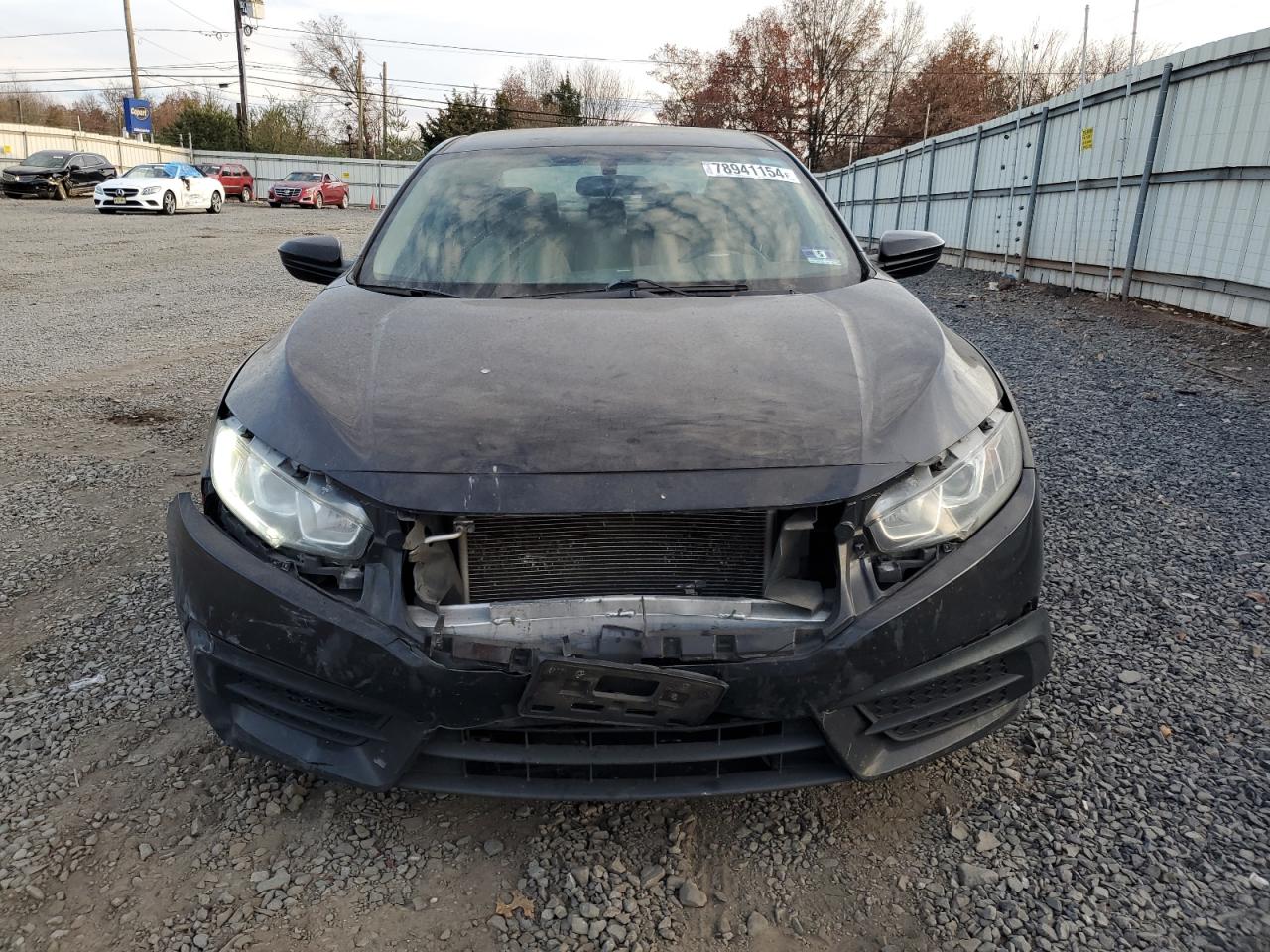 2017 Honda Civic VIN 19XFC2F5XHE218272 Copart auction photo, rear end / front end damage thumbnail 5
