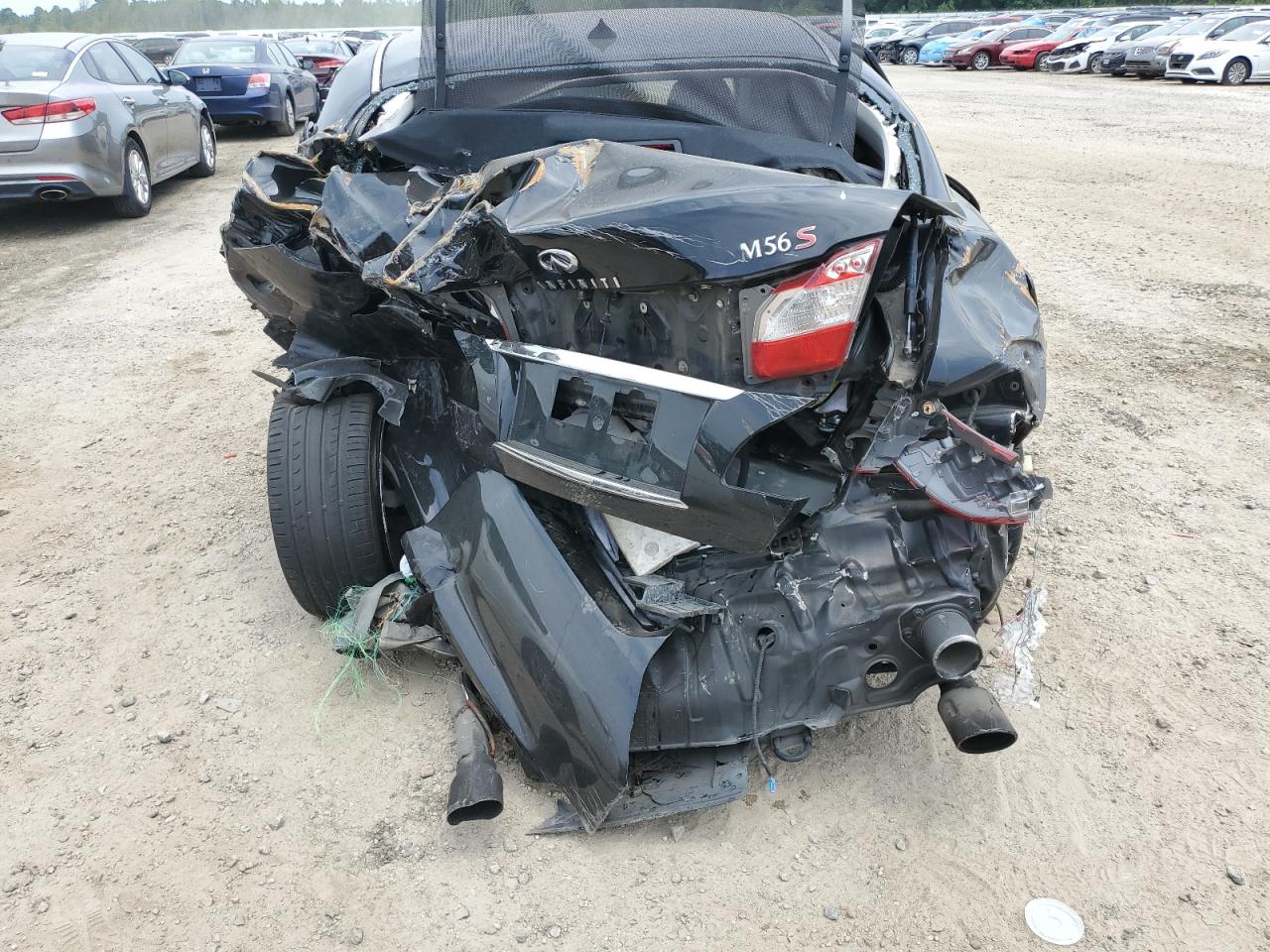 2011 Infiniti M VIN JN1AY1AP6BM520488 Copart auction photo, rollover damage thumbnail 6