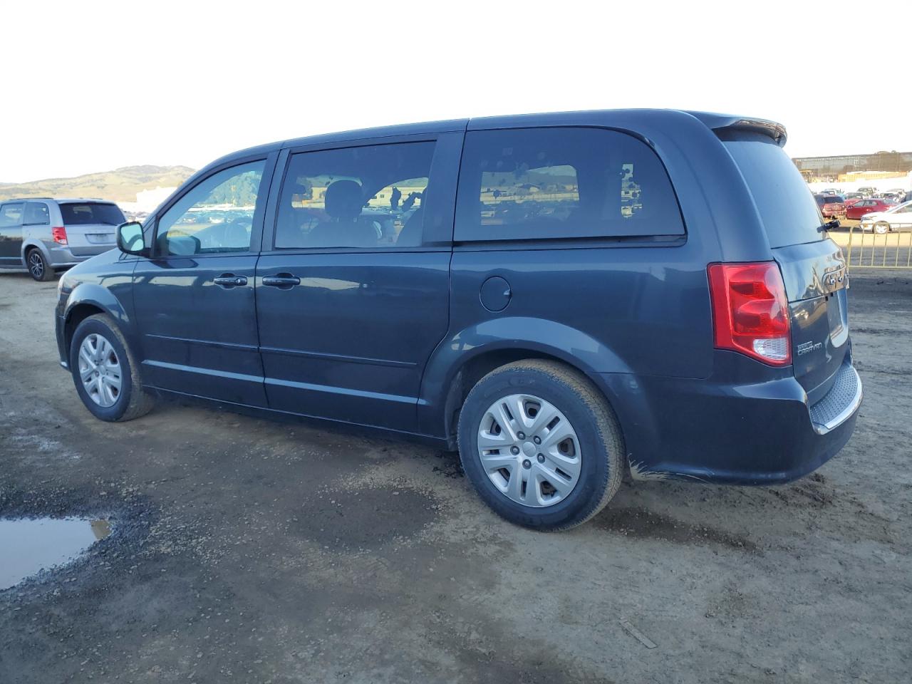 2014 Dodge Caravan VIN 2C4RDGBG9ER354479 Copart auction photo, side / rear end damage thumbnail 2