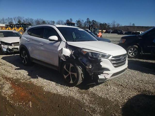 2017 Hyundai Tucson VIN KM8J3CA27HU444666 Copart auction photo, front end / side damage thumbnail 12