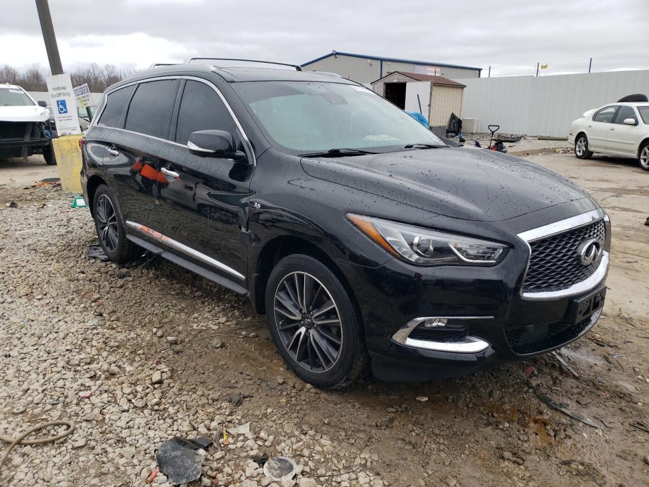 2017 Infiniti QX60 VIN 5N1DL0MM5HC503762 Copart auction photo, side damage thumbnail 4
