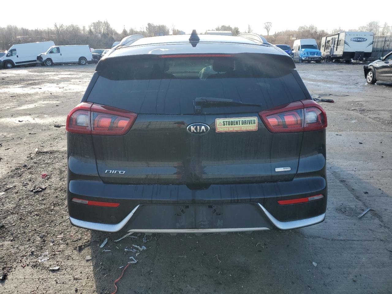 2017 KIA Niro VIN KNDCB3LC5H5049319 Copart auction photo, side / front end damage thumbnail 6
