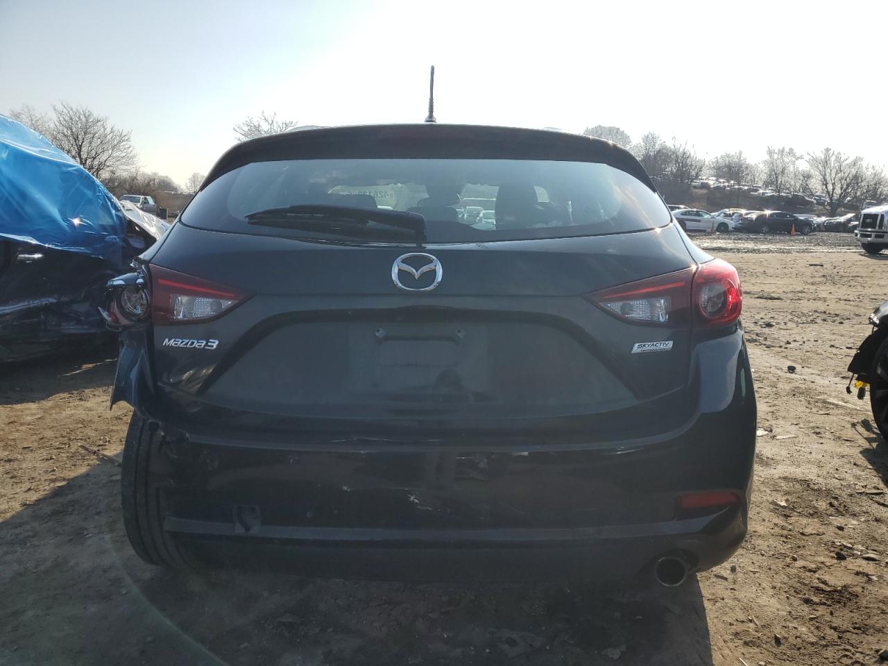 2018 Mazda 3 VIN 3MZBN1L33JM200484 Copart auction photo, rear end damage thumbnail 6