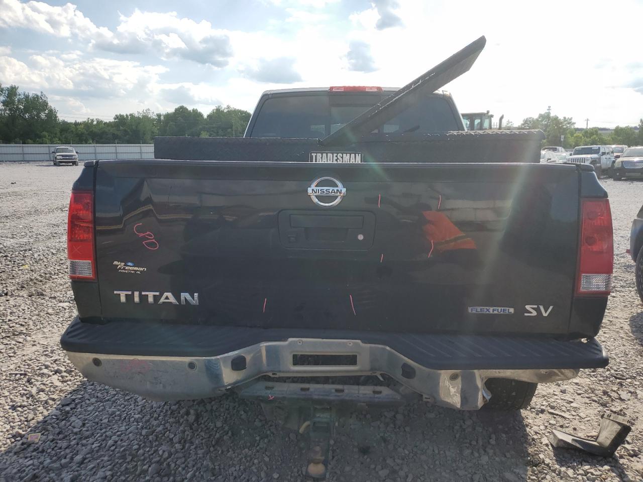2014 Nissan Titan VIN 1N6BA0CA1EN517423 Copart auction photo, side / all over damage thumbnail 6
